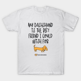 My Dachshund Is The Best Friend I Could Wish For T-Shirt